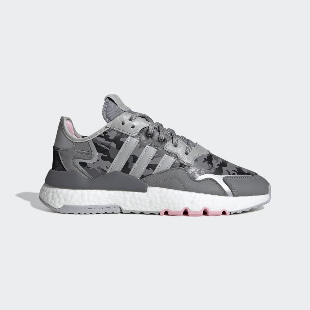 Adidas Men's Nite Jogger Originals Shoes Pink/Grey Ireland EH1291